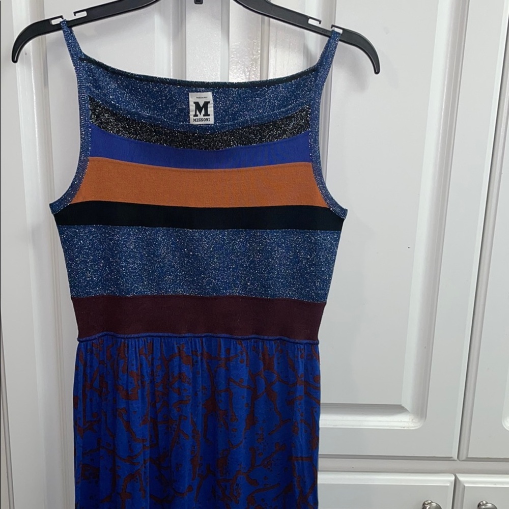 M Missoni Striped Sleeveless Dress